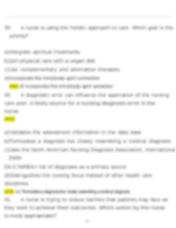 NR 222 Health & Wellness Exam 1 Actual Questions and Verified Answers ...