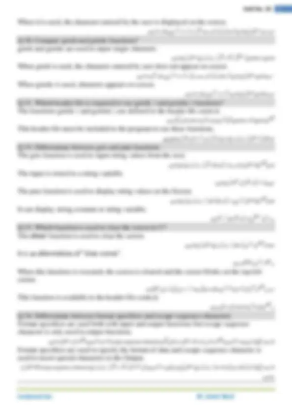 Computer Science 2nd Year - IT Series Short Questions (Units 1-10) Full ...