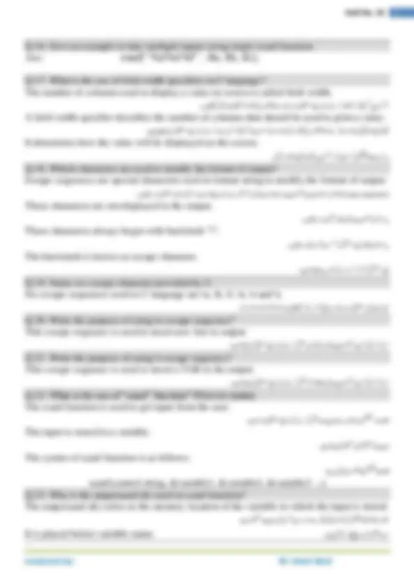 Computer Science 2nd Year - IT Series Short Questions (Units 1-10) Full ...
