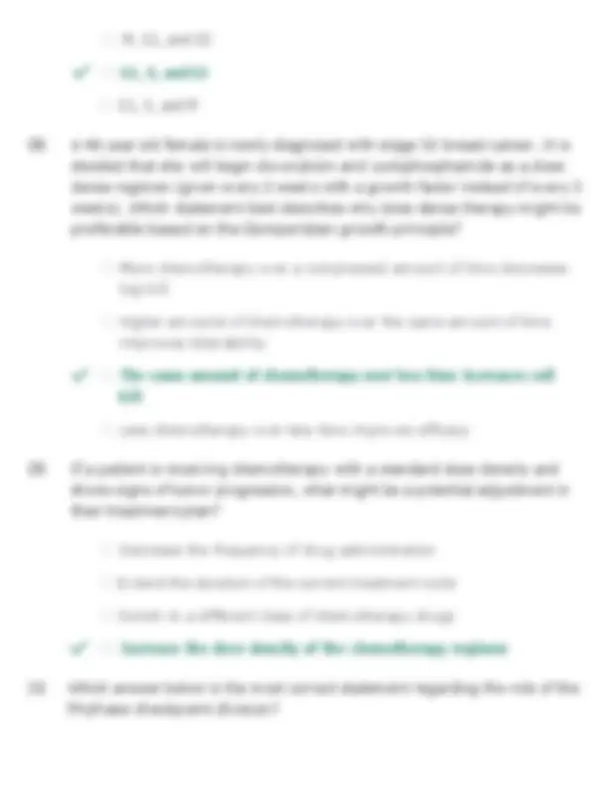 ONS/ONCC Chemotherapy Immunotherapy Certificate 2026 | Questions ...