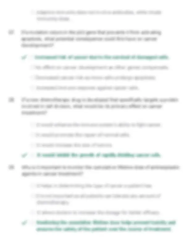 ONS/ONCC Chemotherapy Immunotherapy Certificate 2026 | Questions ...