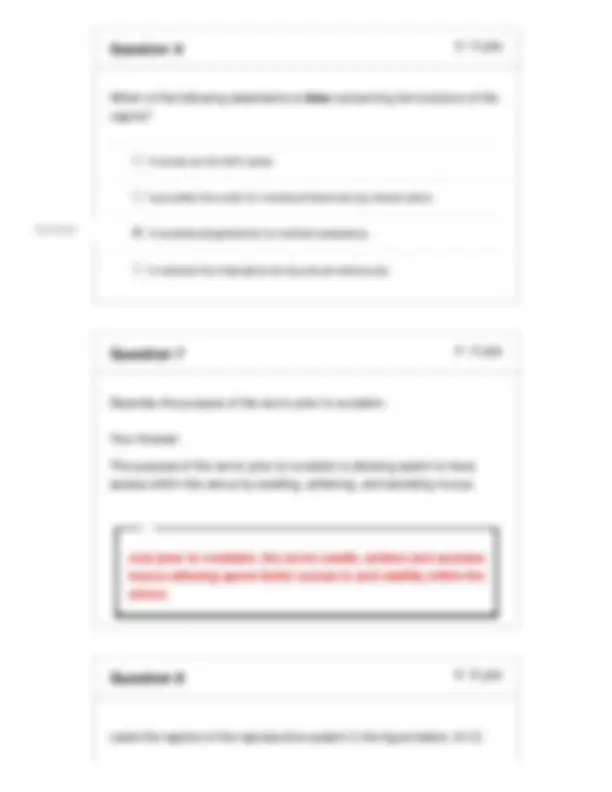 BIOD 152 Module 6 Exam (2026/2027)/Human Anatomy & Physiology II ...