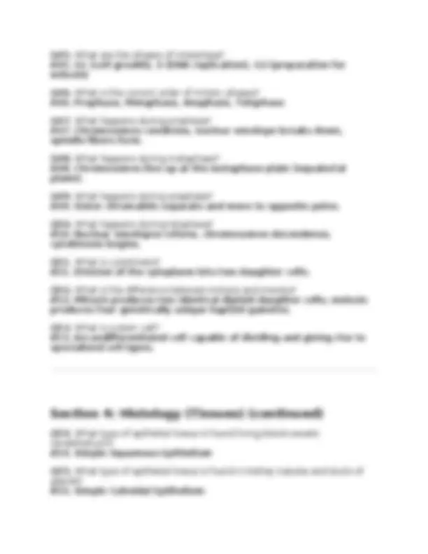 BIOL251 Human Anatomy & Physiology I w/Lab – Final Exam Review | 200 ...