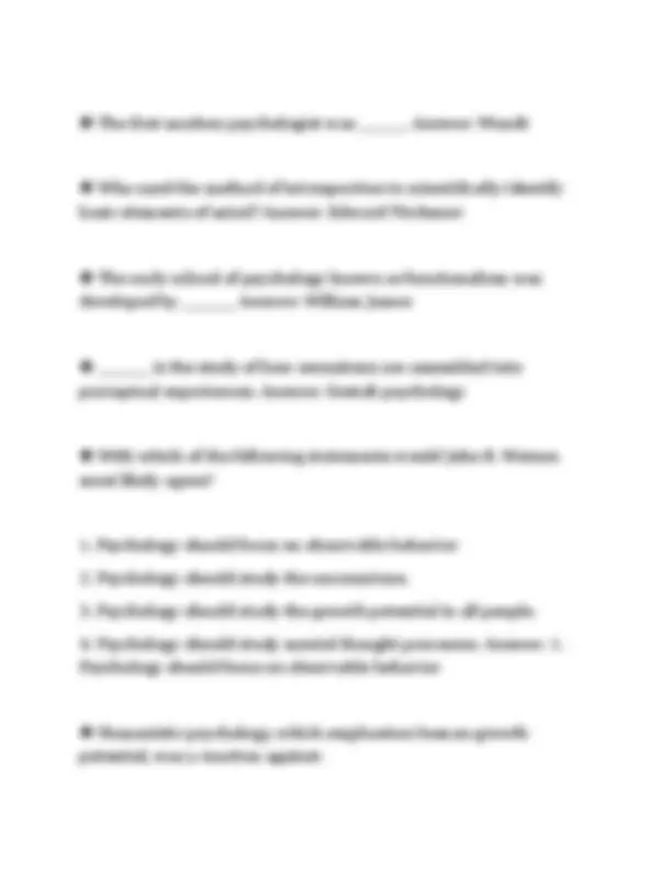 PSYC 140 MODULE 3 2026 FULL REVISION PACK QUESTIONS AND SOLUTIONS ...