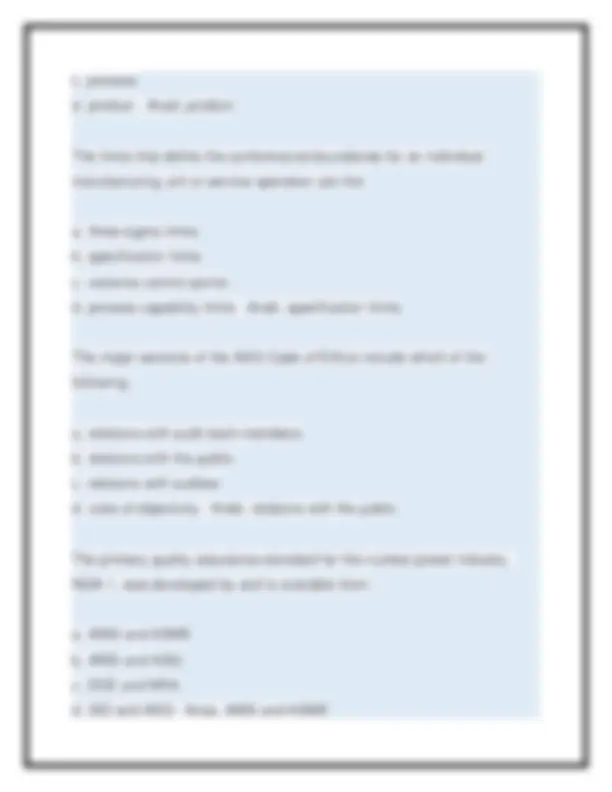 ASQ CQE Certification Exam Sample Questions& Answers. Latest 2026-2027 ...
