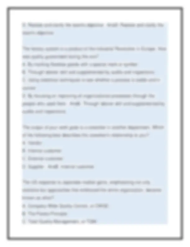 ASQ CQE Certification Exam Sample Questions& Answers. Latest 2026-2027 ...