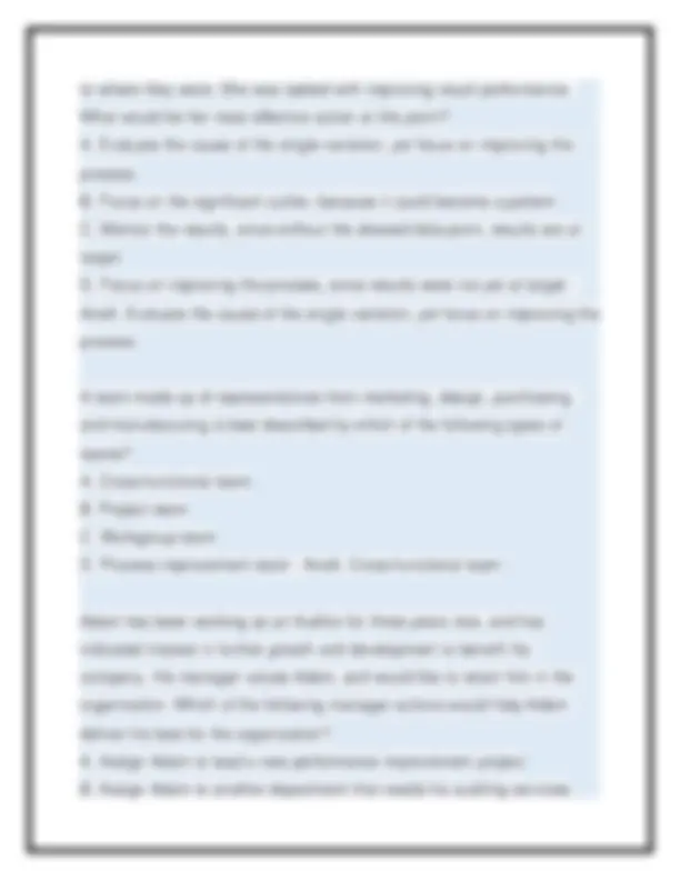 ASQ CQE Certification Exam Sample Questions& Answers. Latest 2026-2027 ...