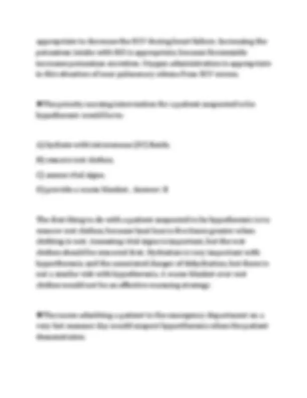 MEDICAL SURGICAL NURSING ACTUAL PAPER 2026 QUESTIONS WITH SOLUTIONS ...