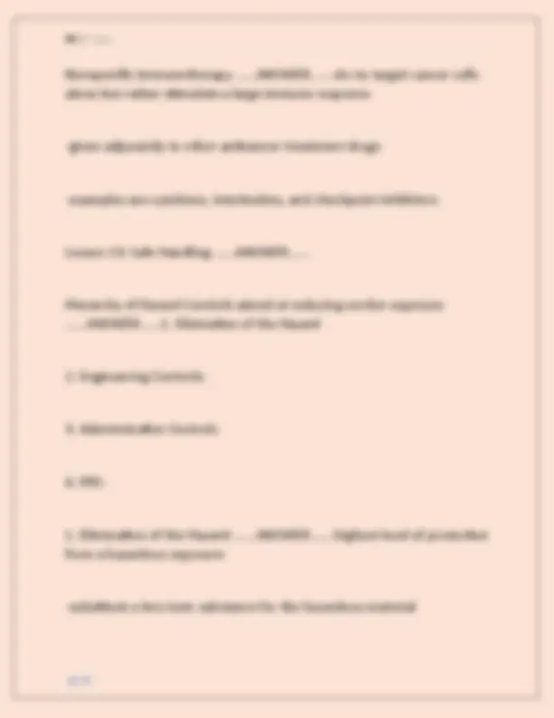 ONS/ONCC CHEMOTHERAPY IMMUNOTHERAPY CERTIFICATE EXAM (UPDATED 2026 ...