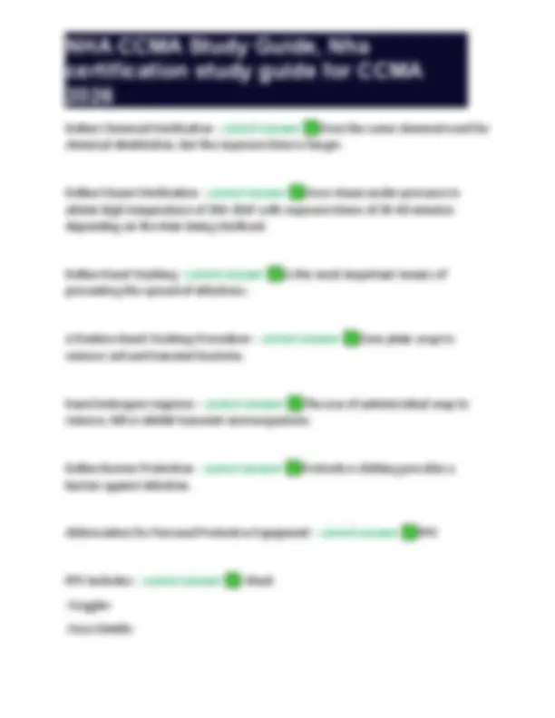 NHA CCMA Study Guide, Nha certification study guide for CCMA 2026.pdf ...