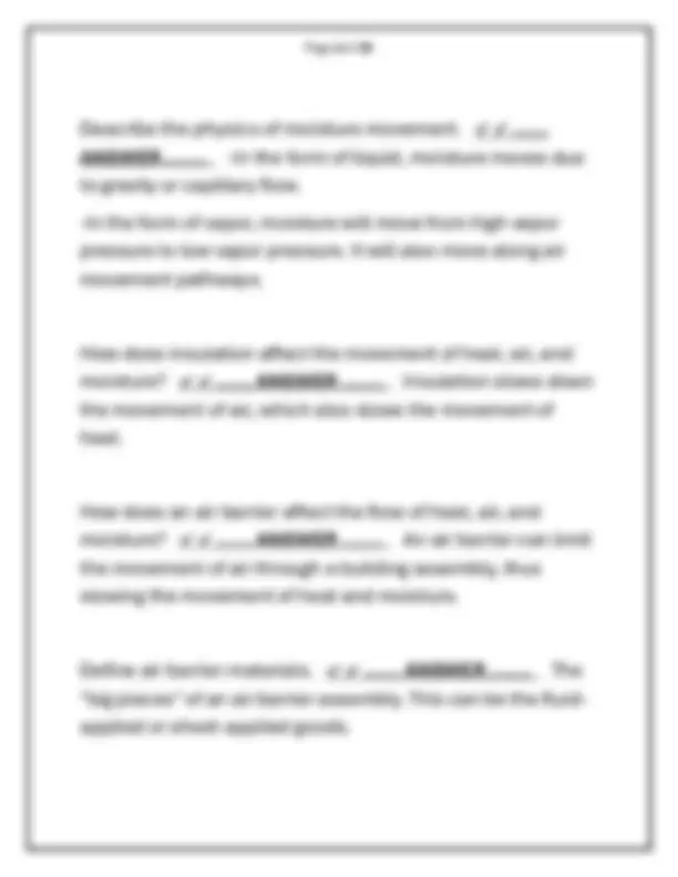 ABAA CERTIFIED AIR BARRIER SPECIALIST 2026 EXAM QUESTION AND ANSWER ...