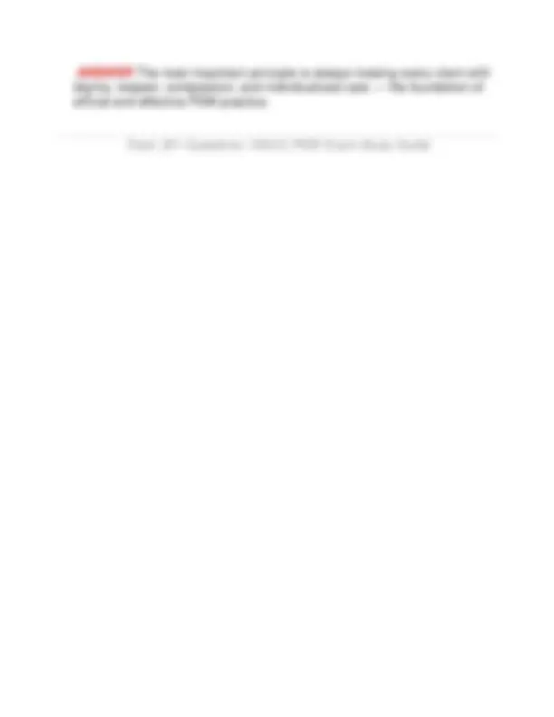 Psw Report NACC PSW: PERSONAL SUPPORT WORKER 2026/2027 | 100% VERIFIED EXAM ...