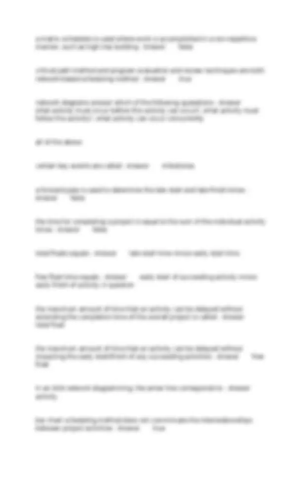 Construction Management Final exam study guide With Complete Solutions ...