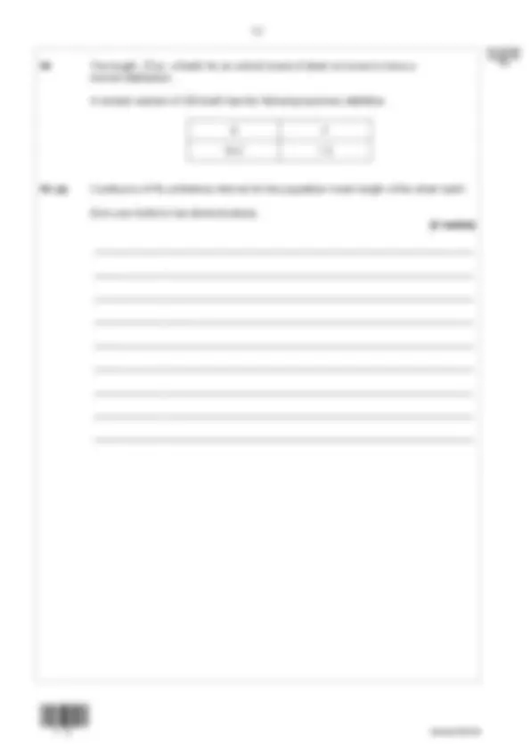 AQA A-level Further Mathematics Paper 3 Statistics (7367/3S) Marking ...