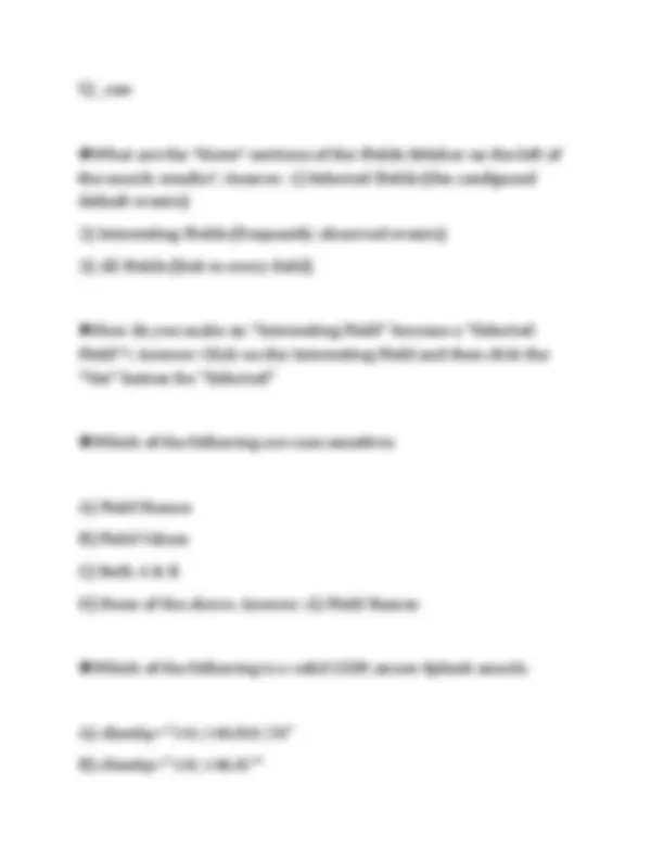 SPLUNK CERTIFICATION CERTIFICATION EVALUATION 2026 EXAM Q&A STUDY SHEET ...