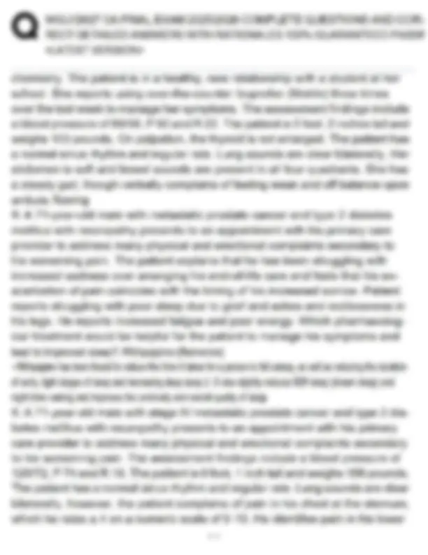 WGU D027 OA FINAL EXAM 2025/2026 COMPLETE QUESTIONS AND COR-RECT ...