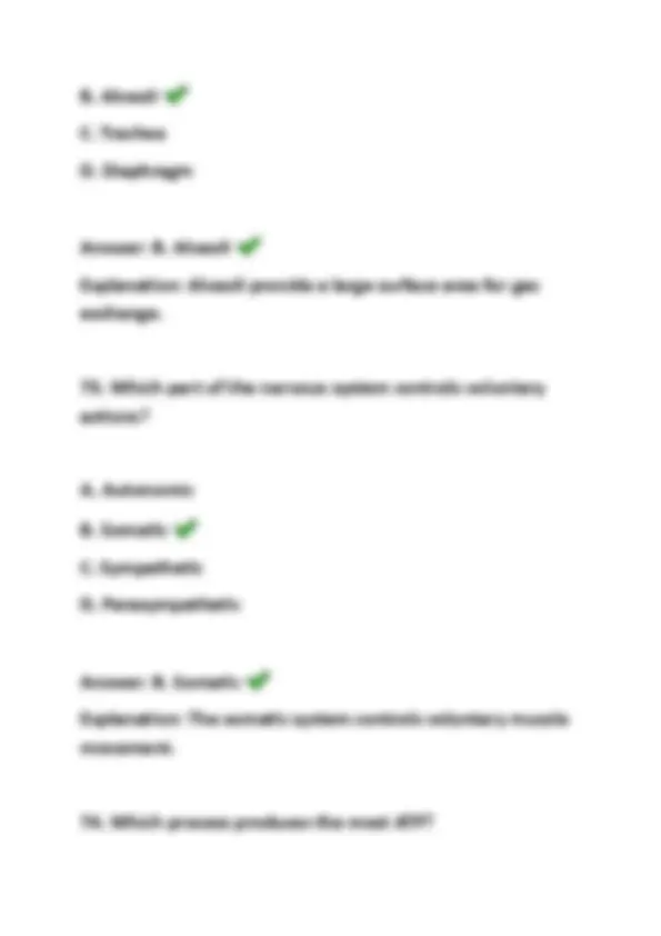 TAMU BIOLOGY 112 FINAL EXAM WITH CORRECT ACTUAL QUESTIONS | Exams ...