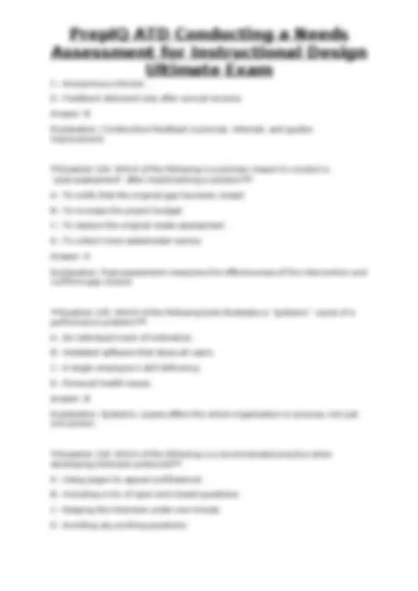 PrepIQ ATD Conducting a Needs Assessment for Instructional Design ...