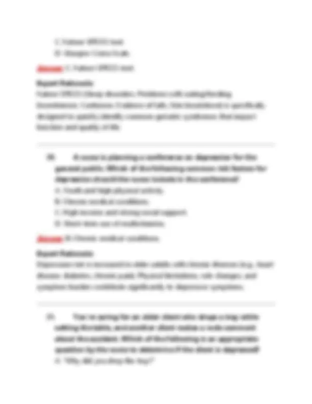 Galen NUR 257 Exam 2 Questions & Answers - Aging Concepts (2026) PDF ...