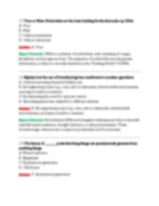 BIOD 210 Module 1 Exam (2026/2027) | Genetics Tested Questions with ...