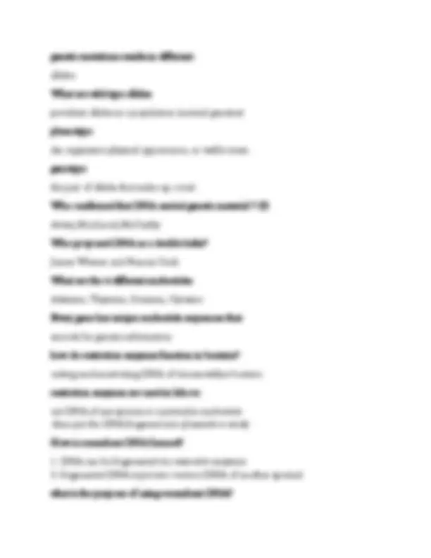 BIOD 210 Module 1 Exam (2026/2027) | Genetics Tested Questions with ...