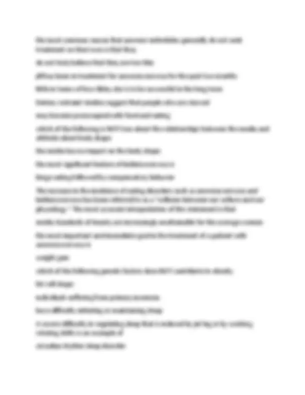 psy exam 4 Questions and Answers | 2026 Update | 100% Correct. | Exams ...
