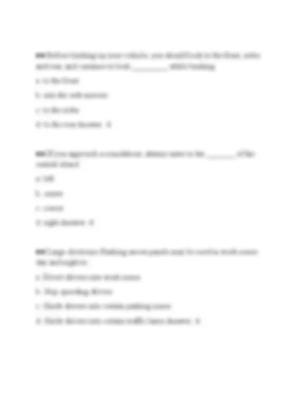DRIVERS PERMIT EXAMINATION TEST 2026 ADVANCED QUESTIONS AND SOLUTIONS ...