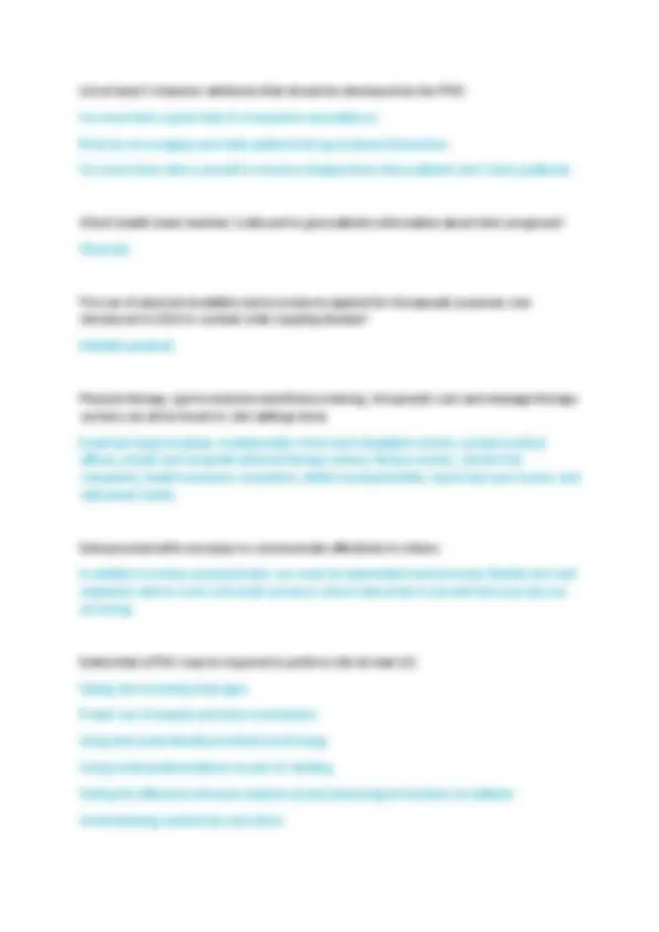 1 8 of a 100 - design talk Images High Quality Grahic PTTC EXAM SECTION 1EXAM 2026-2027 WITH 100% ACCURATE ANSWERS- GRADED A+ ...