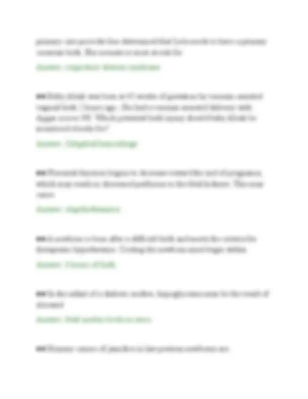 AWHONN POEP ACTUAL TEST PAPER 2026 FULL QUESTIONS AND SOLUTIONS ...