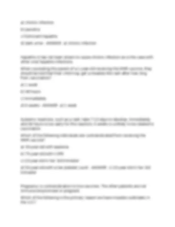 APhA Immunization Home Study EXAM (updated 2026) Questions & Answers ...