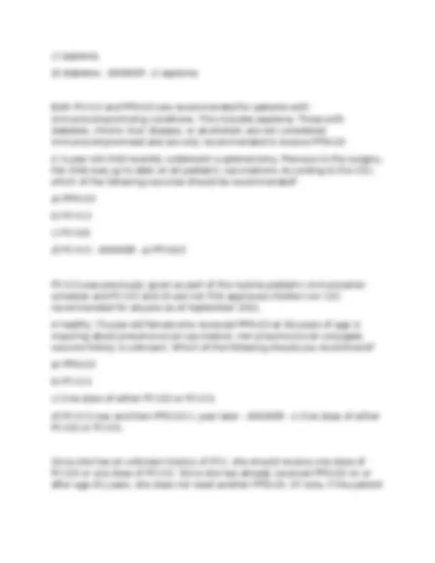 APhA Immunization Home Study EXAM (updated 2026) Questions & Answers ...