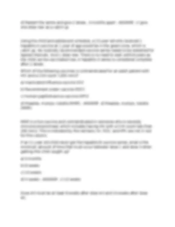 APhA Immunization Home Study EXAM (updated 2026) Questions & Answers ...