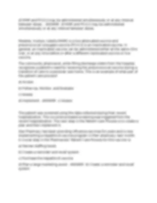 APhA Immunization Home Study EXAM (updated 2026) Questions & Answers ...
