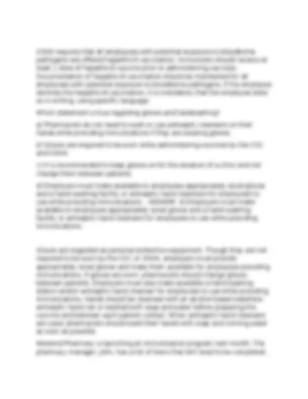 APhA Immunization Home Study EXAM (updated 2026) Questions & Answers ...