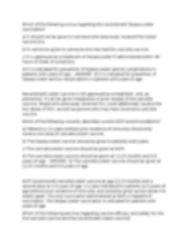 APhA Immunization Home Study EXAM (updated 2026) Questions & Answers ...
