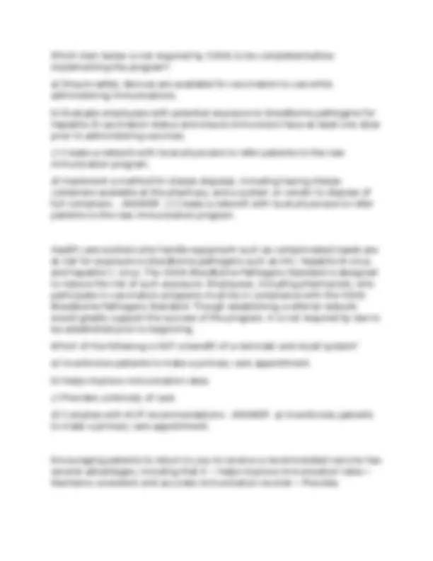 APhA Immunization Home Study EXAM (updated 2026) Questions & Answers ...