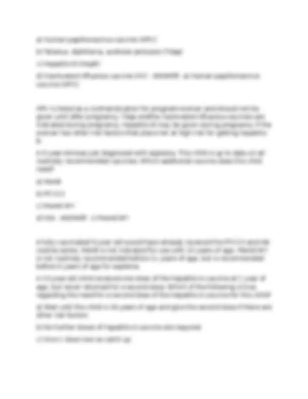 APhA Immunization Home Study EXAM (updated 2026) Questions & Answers ...