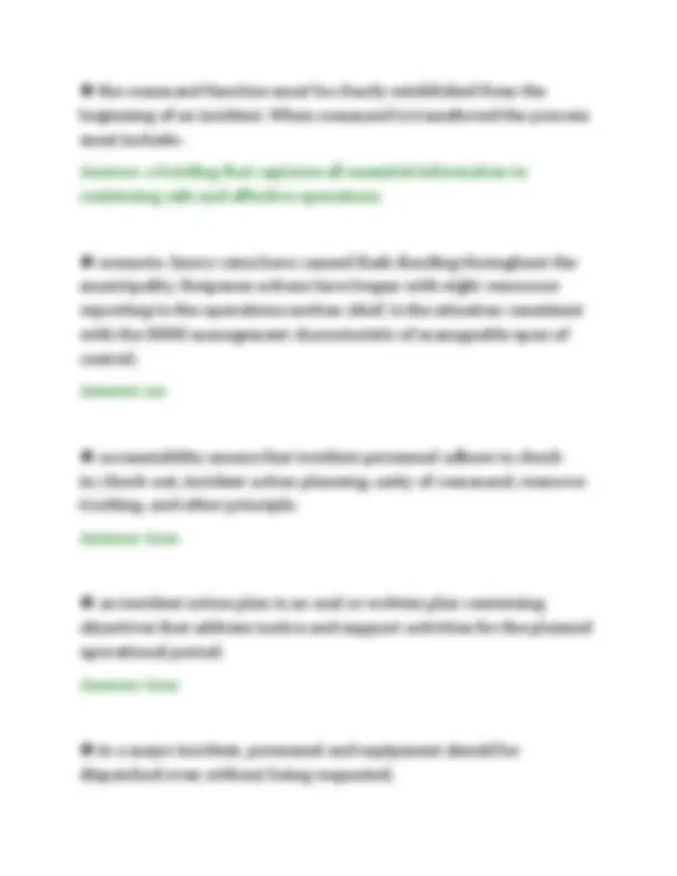 FEMA ICS 200 COMPREHENSIVE STUDY GUIDE 2026 INCIDENT COMMAND SYSTEM ...