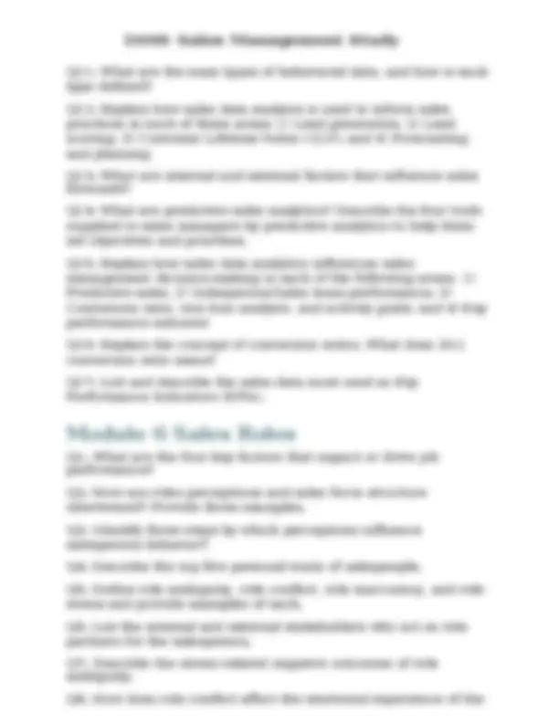 D099 Sales Management Study Guide Questions and Answers | Complete ...