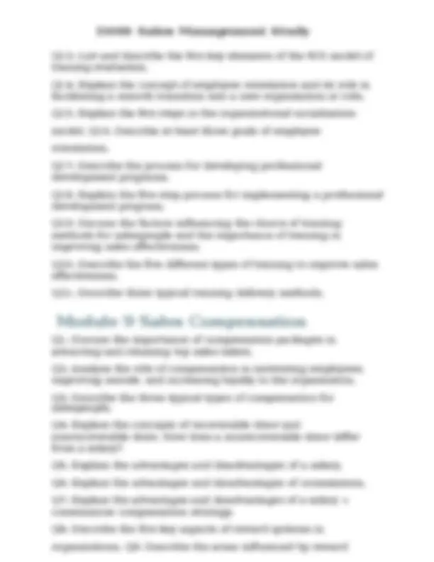D099 Sales Management Study Guide Questions and Answers | Complete ...