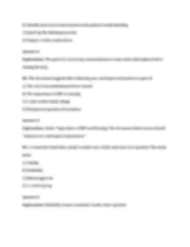 Evidence-Based Practice in Nursing: 100 Exam Questions & Answers (2026 ...
