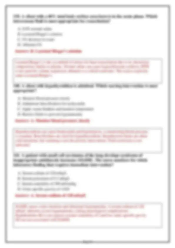 NUR 265 Medical Exam 1 2026: Versions 1, 2 & 3 – 200 Practice Questions ...