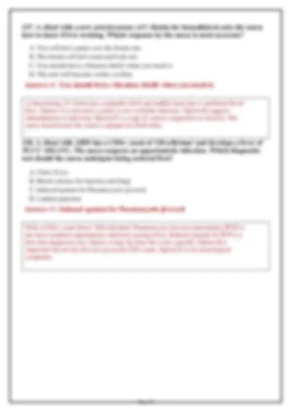 NUR 265 Medical Exam 1 2026: Versions 1, 2 & 3 – 200 Practice Questions ...