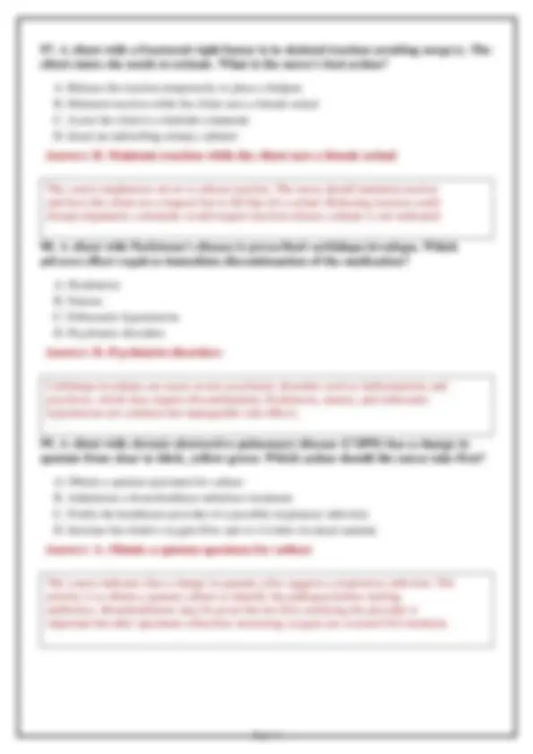 NUR 265 Medical Exam 1 2026: Versions 1, 2 & 3 – 200 Practice Questions ...
