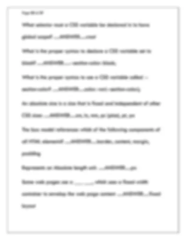 WGU D276 WEB DEVELOPMENT FOUNDATIONS 2025/2026 – NEWEST PRACTICE TEST ...