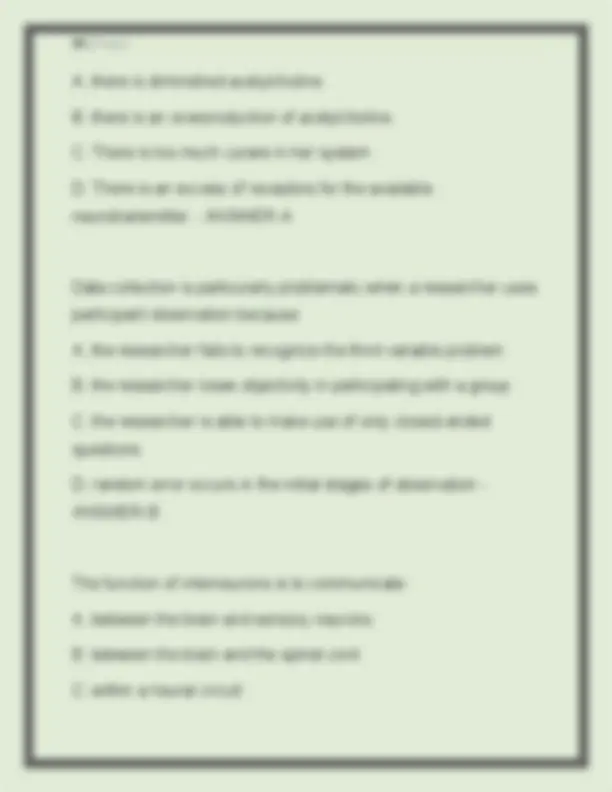 PSYCH 101 GENERAL PSYCHOLOGY EXAM 1 PORTAGE LEARNING LATEST 2026-2027 ...