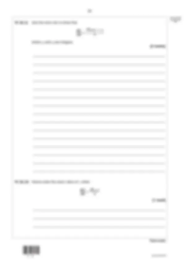 AQA A-Level Mathematics Paper 1 Practice Exam & Mark Scheme 2025 ...