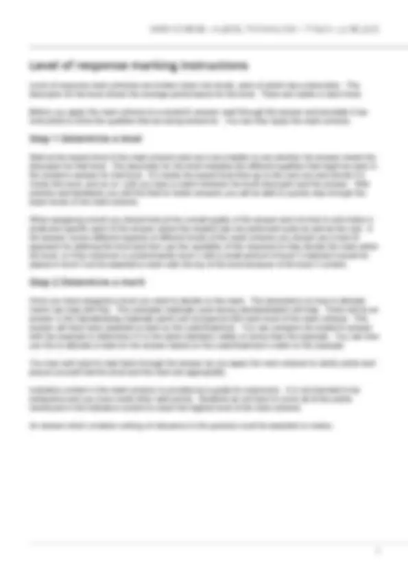 2025 AQA A-level PSYCHOLOGY Paper 3 QUESTION PAPER AND MARK SCHEME ...
