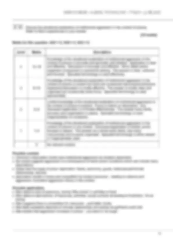 2025 AQA A-level PSYCHOLOGY Paper 3 QUESTION PAPER AND MARK SCHEME ...