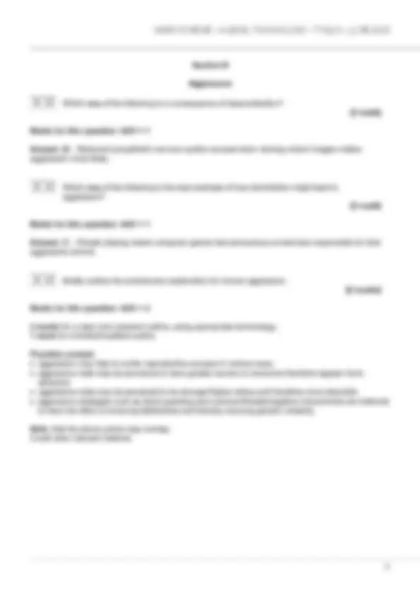 2025 AQA A-level PSYCHOLOGY Paper 3 QUESTION PAPER AND MARK SCHEME ...
